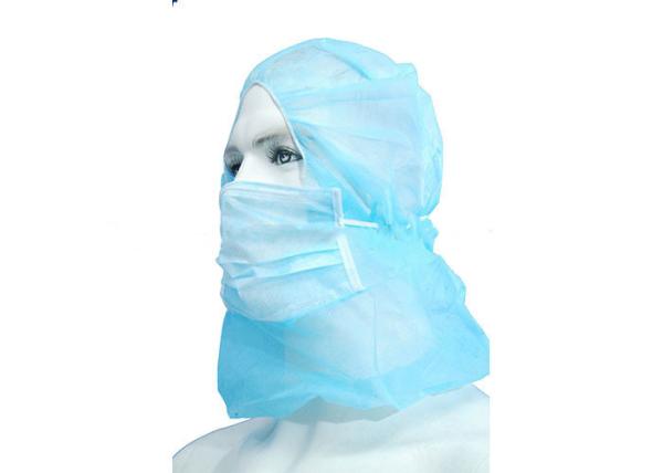 Buy cheap Latex Free Disposable Cap And Mask , Disposable Head Covers Adjustable Nose Bar from wholesalers