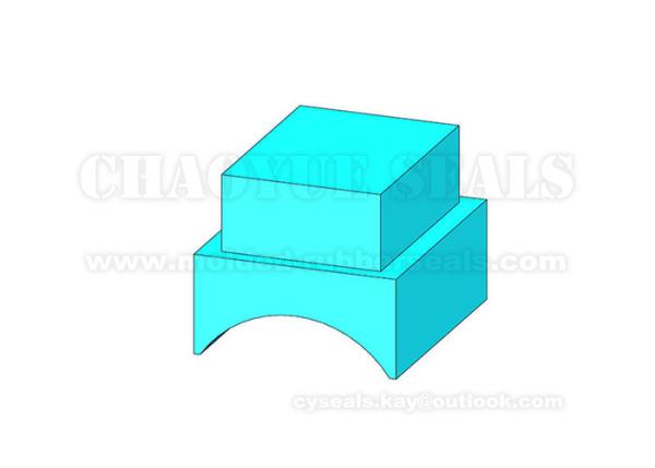 Buy cheap Original Silicone Rubber Bumpers Semi Transparent L19.2 x W16.15 x H14 mm from wholesalers