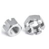 Buy cheap Automotive Industry Hex Castle Slotted Nuts with 304 Stainless Plating from wholesalers