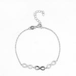 11.2g 925 Sterling Silver Charm Bracelet 18cm Alex And Ani Soul Sister Bracelet