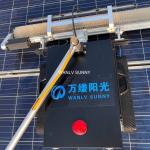 Commercial Solar Farm Owners' Electric Solar Panel Cleaning Robot Cold Water