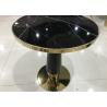 Buy cheap 74cm Stainless Steel Coffee Table With Glass Top from wholesalers