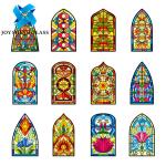 Luxury Decorative Stained Glass Panels Crystal Art Glass For Door