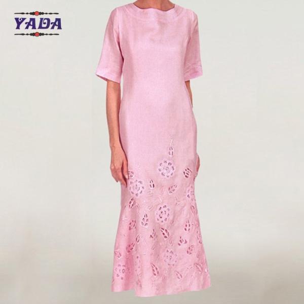 Buy cheap Ladies african bazin hand embroidery design party swing casual dress dresses sexy for women from wholesalers
