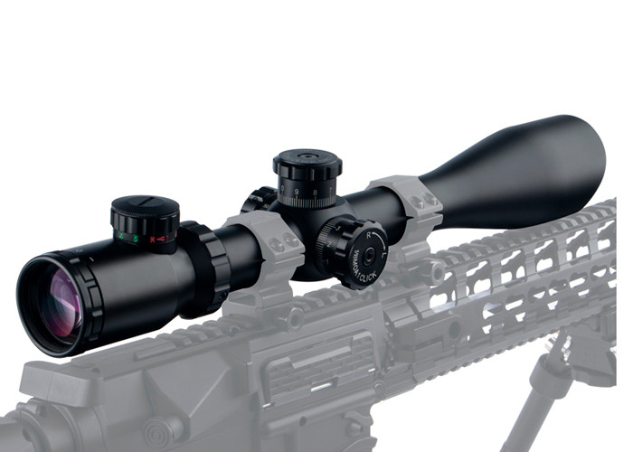 Integral Sunshade Tactical Hunting Scope Red / Green Illuminated With 20mm 11mm Mount