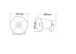 30W Alumina Enclosure Power Horn Speaker Waterproof PA Horn Speaker For Outdoor