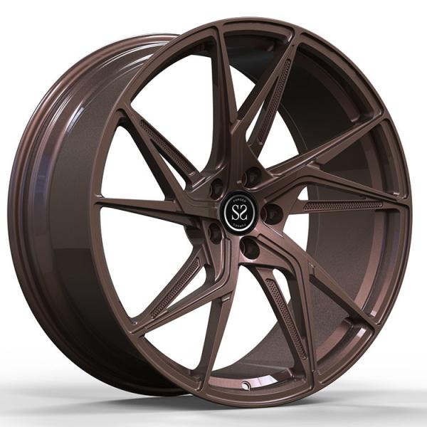 Buy cheap SS1024 21 Inch Matt Bronze 5x112 Mercedes Benz Forged Wheels For AMG SLS 5x112 from wholesalers