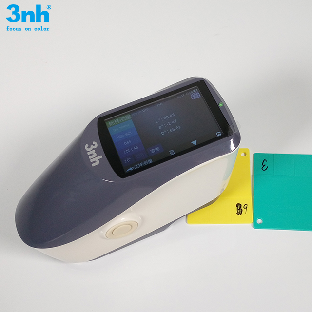 3nh YS3010 d/8 optical structure color spectrophotometer for PVC plastic factory 