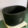 Buy cheap 15.5kg Capacity Cylindrical Graphite Clay Crucible For Melting / Casting from wholesalers