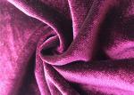 Polyester Spandex Ice Velvet Fabric 4 Way Stretch Crushed