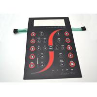 Buy cheap Customized Tactile Membrane Switch Keyboard With Clear Display Window 165x227mm product