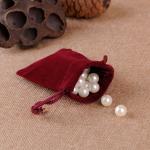Velvet String Bag Jewelry Drawstring Pouches Wedding Party Gift Bags Mix Colors