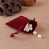 Buy cheap Velvet String Bag Jewelry Drawstring Pouches Wedding Party Gift Bags Mix Colors from wholesalers