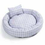 Wholesale Round Soft Warm Pet Bed with Pillow Donut Cuddler Cats Dogs Bed Pet
