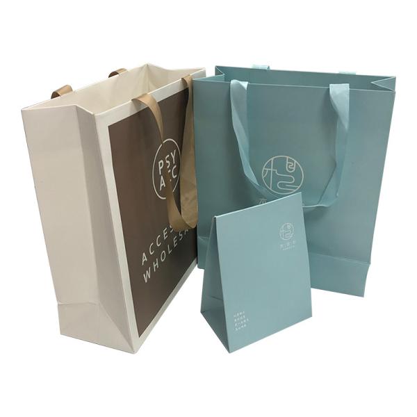 Buy cheap Elegant Personalized Paper Gift Bags , Colored Paper Gift Bags With Handles from wholesalers