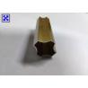 Buy cheap Irregular Tubing Aluminum Channel Profiles , Aluminium Profile System Gold Color from wholesalers