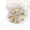 Buy cheap Hollowed Out round brooch pin Flora Ornament Shape For Women OEM ODM from wholesalers