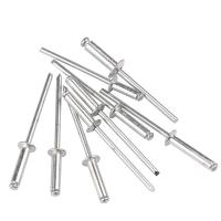 Buy cheap Uncoated Self-Plugging Aluminum Sliver Blind Rivet Open End Decorating Fastener product