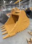 Wear Resistant 0.8-6.8cbm Rock Bucket For Long Reach Boom Use Cat Komatsu JCB