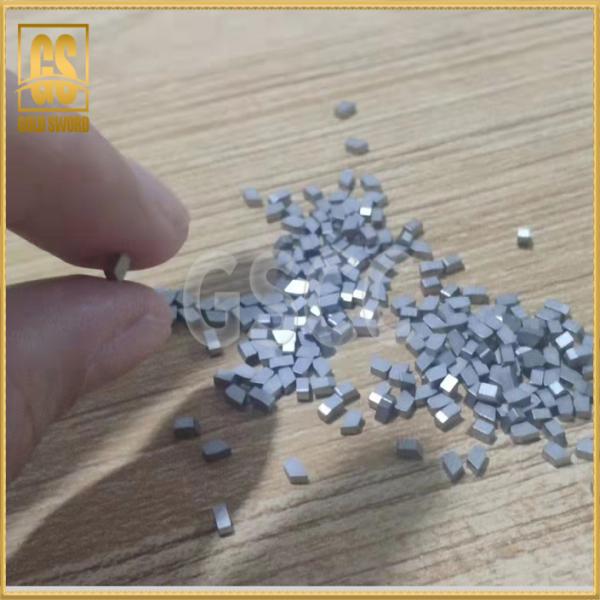 Buy cheap YG3 YG6X YG6 YW1 Tungsten Carbide Saw Tips Nickel Coated Gray Sintered from wholesalers
