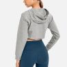 Buy cheap Oversized Women Cropped Sweatshirt Summer Hoodie Crop Top Personazied Women Activewear Manufacturer from wholesalers