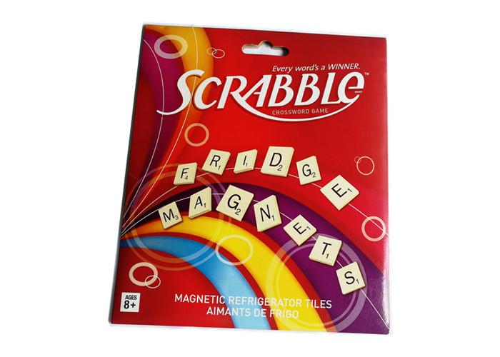 ASTM F963 Fridge Magnet Word Scrabble Game Portable Refrigerator Word Magnets