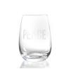 Buy cheap Best sellers transparent lead free crystal stemless red wine glass cup with engraving decoration from wholesalers