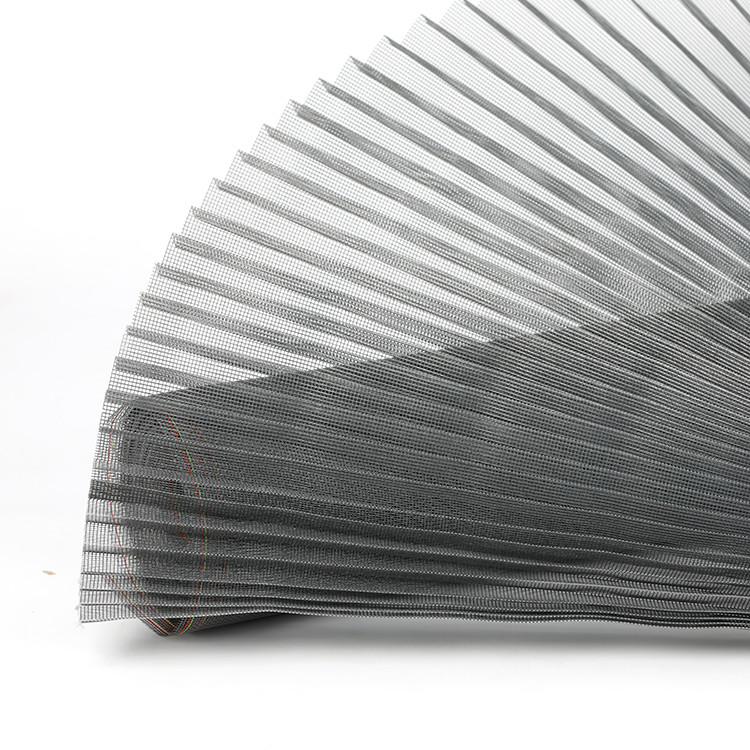 Waterproof Window Screen Mesh 18×18 0.28mm Diameter 15mm 16mm Pleats height