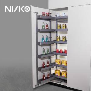 Buy cheap Aluminum Pull Out Kitchen Tall Pantry Cabinet Unit 6 Shelf product