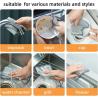 Buy cheap KILINE Multipurpose Kitchen Supplies Microfiber Wire Dishcloth Non Scratch Layer Double Sided Silver Cleaning Cloths from wholesalers