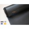 Buy cheap Anti Corrosion Black Silver Coated Glass Fibre Fabric with E / C Fiberglass Yarn from wholesalers