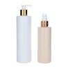 Buy cheap 250ml 400ml white/orange cylindrical smooth with white pump for shampoo lotion bottle from wholesalers