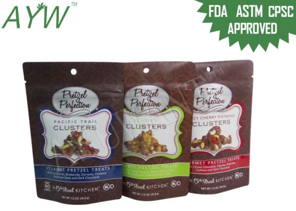 Buy cheap Plastic Food Stand Up k Bags Moisture Resistant , PET Biodegradable Food Packaging Pouches from wholesalers