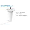 Buy cheap White ceramic bathroom wash basins Three Hole option Faucet hole from wholesalers
