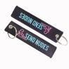 Buy cheap Send Nudes Trinkets Double Sided Embroidered Key Chain Metal Ring Key Chain Motorcycle Key Chain Accessories from wholesalers