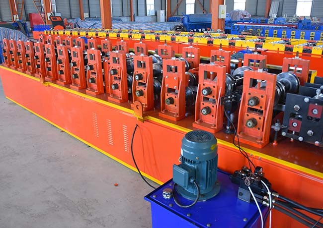 Galvanized Dry Wall Light Steel Keel Roll Forming Machine Hydraulic Pressure 10-12MPa