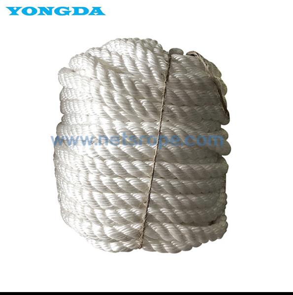 Buy cheap ISO 10572-2009[E] 3-Strand Mix Polyolefin Fibre Rope from wholesalers