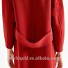 Buy cheap Wool Long Women's Casual Winter Coats , Red Color Female Winter Jacket from wholesalers