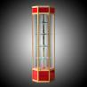 Buy cheap Generous Rotary Acrylic Display Showcase Mobile Lighting 53 * 53 * 100 Size Custom Color from wholesalers