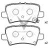 Buy cheap Volkswagen Models Compatibility 10mm Thickness VW Brake Pad Kit For Smooth Braking from wholesalers