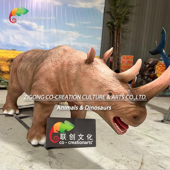 Buy cheap Animatronic Animals Simulation Rhino For Amusement Park Decoration from wholesalers