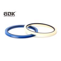 Buy cheap GDK Yellow Blue Colour PU NY Material Hydraulic Buffer Seal HBY Rubber Hydraulic Seals Ring For Excavator Spare Parts product