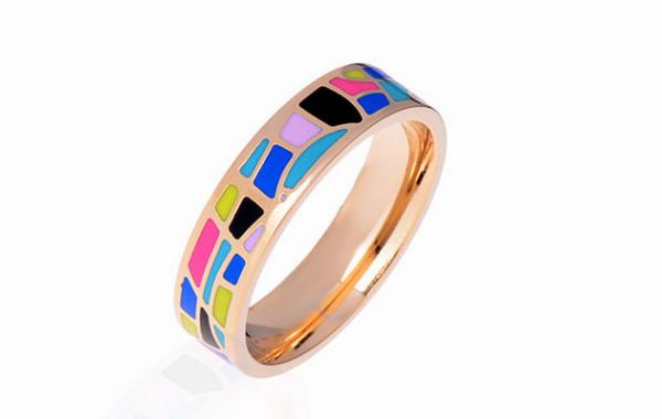 Buy cheap Cloisonne enamel ring European and American popular personality national wind from wholesalers