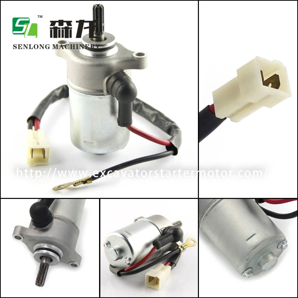 Starter Polaris VINO 50/100 XC50 06-07 Motorcycle 12V 9T CW 5ST-H1800-40-00 3B3-H1800-00-00 SMU0454 SMU0454 410-54187