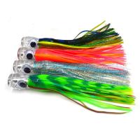 Buy cheap 4 colors octopus skirt fishing bait sea trolling tuna fishing lures saltwater product