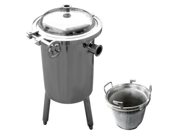 Stainless steel vertical bastket type Bag Filter Housings for prefilter edible