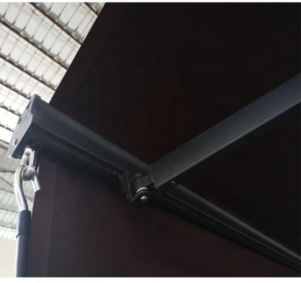 Black Grey Waterproof Retractable Awning 1.5M awning valance replacement