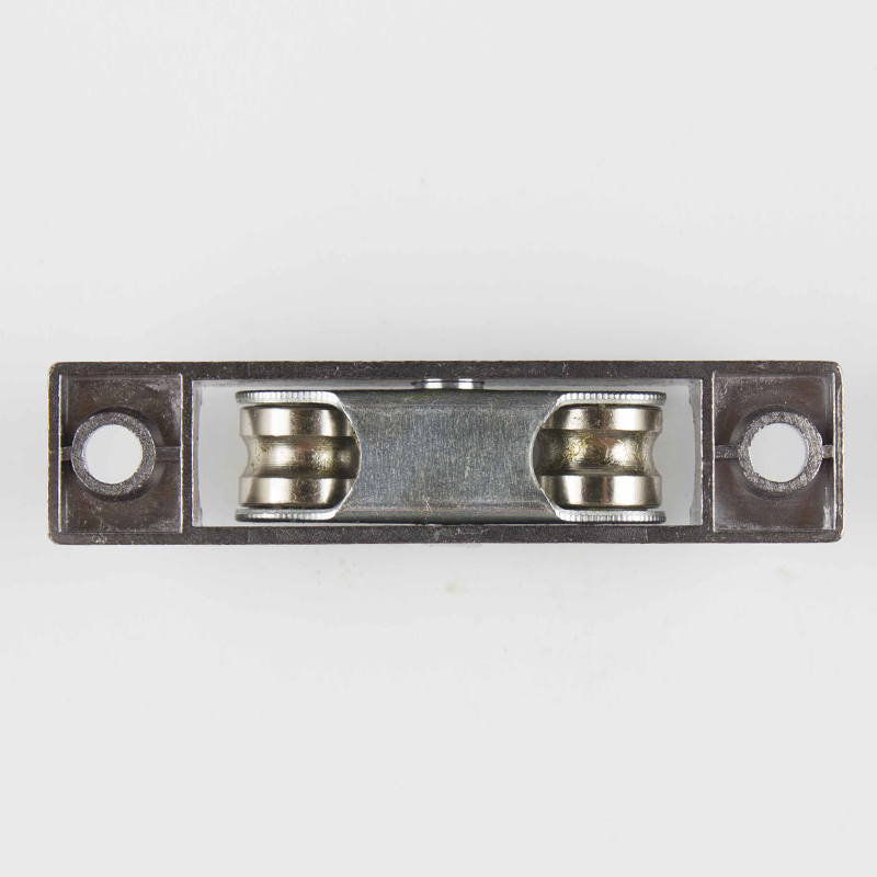 Iron Wheel Material Double Metal Roller-Groove Pulley for Durable UPVC Sliding Window