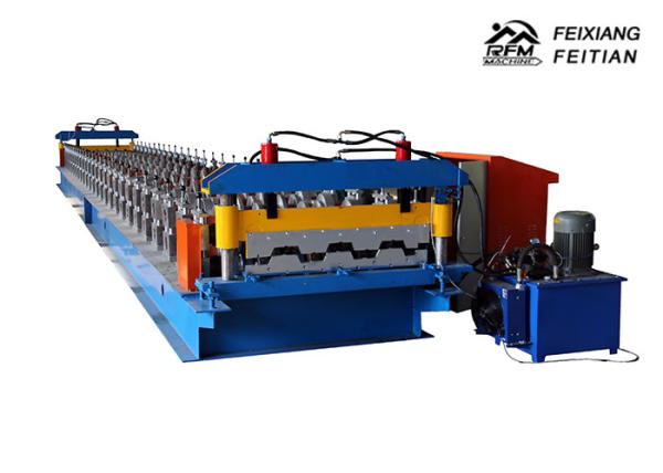 Buy cheap Popular Floor Deck Roll Forming Machine Galvanized Steel Roofing Sheet Making Machine from wholesalers