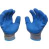 Buy cheap Nylon Knitted Liner Latex Palm Coated Gloves , Blue Garden Work Gloves from wholesalers